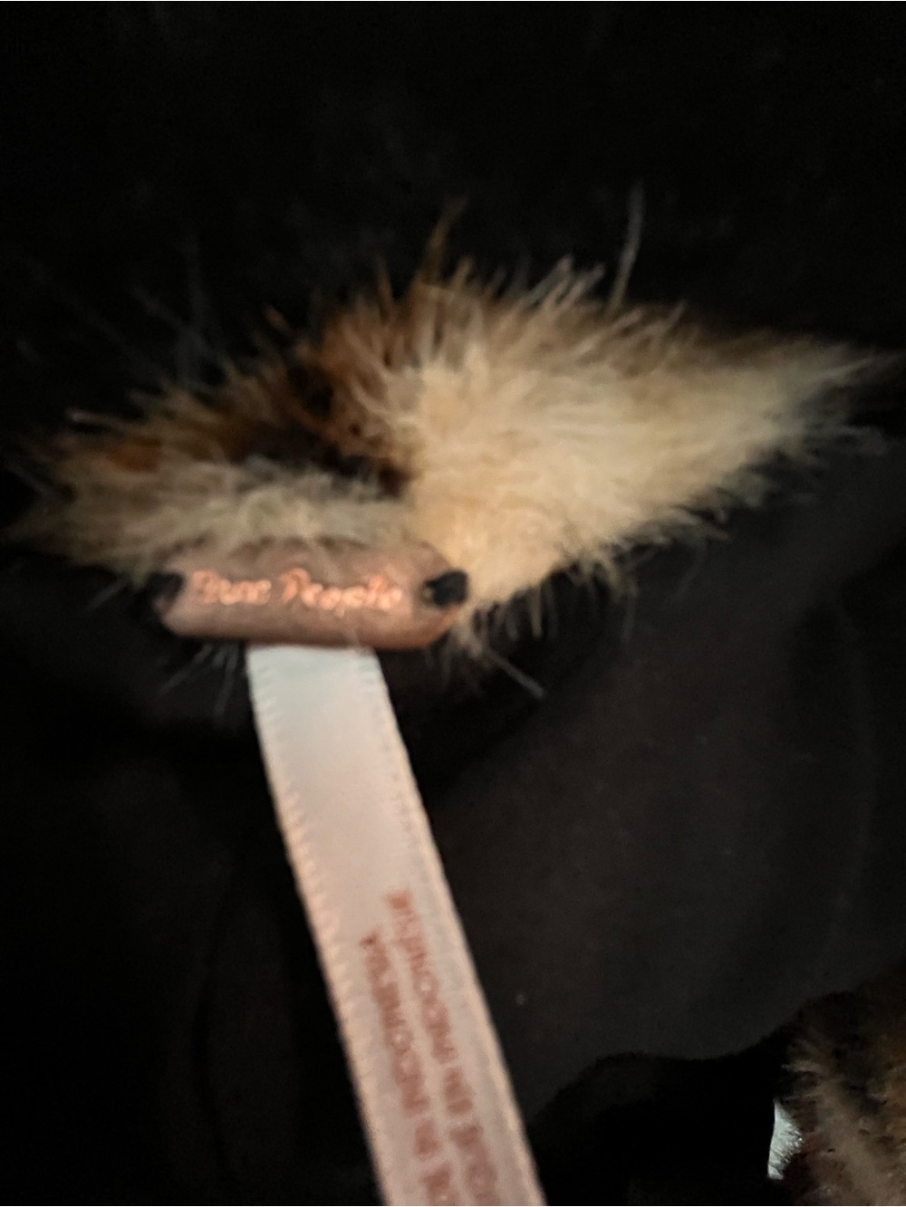 Free People Leopard Print Faux Fur Pea Coat in Beige and Brown - Picture 5 of 5